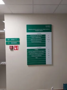 Vidaus ir lauko nuorodų gamyba | Navigacinės sistemos 6 uzimtumo tarnybos vidaus nuorodu lentele